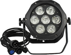 Led Par Lights Waterproof Rgbwa+uv Waterproof 7x18w Eu Plug