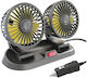 Double Car Fan 24V