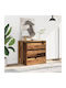 Drawers Storage Wooden L60xW41xH58cm