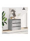 Drawers Storage Wooden L60xW41xH58cm