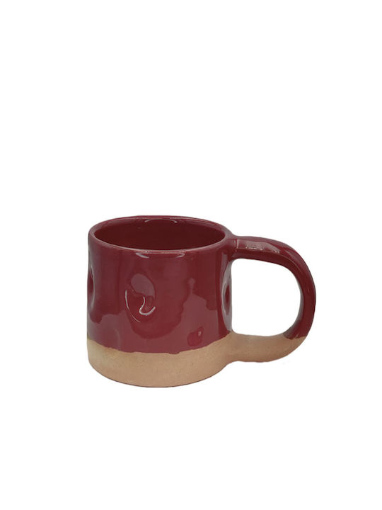 Tasse Keramik Rot 250ml 1Stück