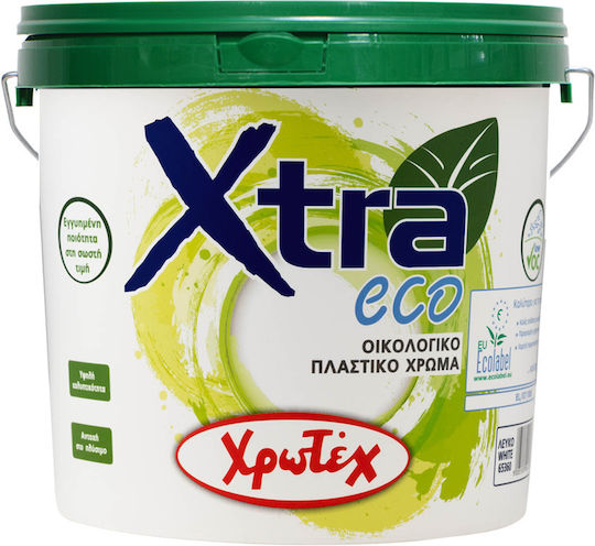 CHrotech Xtra Plastic Vopsea Ecologic pentru Utilizare Intern Alb 3lt