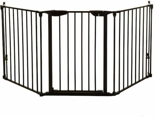 Dreambaby Security Door made of Metal in Black Color 200x74cm 1pcs