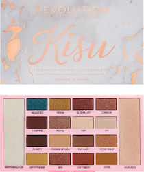 Revolution Beauty x Kisu Eyeshadow Makeup Palette for Face & Eyes 24gr