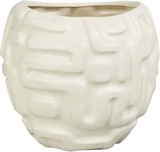InTheBox Übertopf Beige 32x32x31.9εκ.