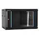 DateUp Wandmontiert Rack-Schrank 12U 54x60x63.5cm Schwarz MW.5612
