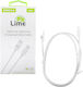 Lime Редовна USB-C към Lightning кабел 30W Зелен 1м (LCL03)