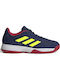 Adidas Pantofi Sport pentru Copii Tenis Gamespec Blue / Dark Blue / Lucid Lemon / Ftwr White