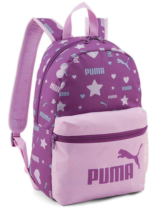 Puma Phase Small Schulranzen Rucksack Junior High-High School in Lila Farbe