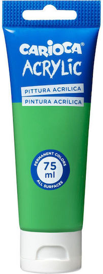 Carioca Ακρυλικό Χρώμα Ζωγραφικής Bright Green 75ml
