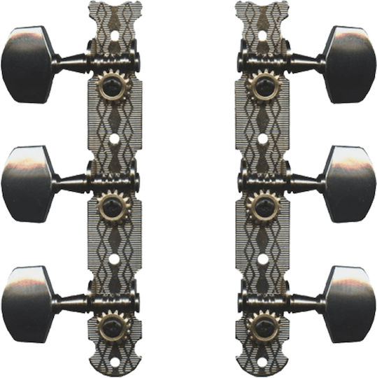 Yellow Parts Tuning pegs for Bass Nickel