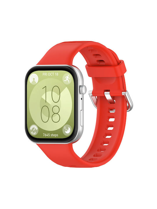 Strap Silicone Red (Huawei Watch Fit 3)
