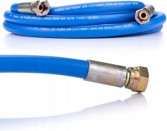Furtun de duș 5m Mașină de tencuit 1/2" W.p 400psi B.p 1700psi Rosfix Dragon albastru Bd57 Bd4