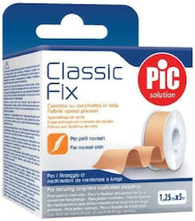 PiC Solution Classic Fix Bandă Adezivă Pentru Prim Ajutor Din Țesătură 1.25cm x 5m