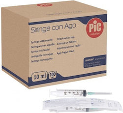 PiC Solution Syringes 21G 10ml 100pcs