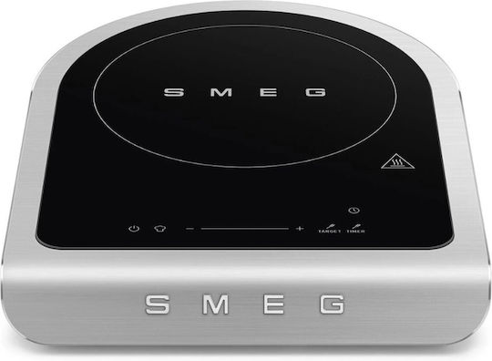 Smeg Countertop Burner Induktion Single Schwarz