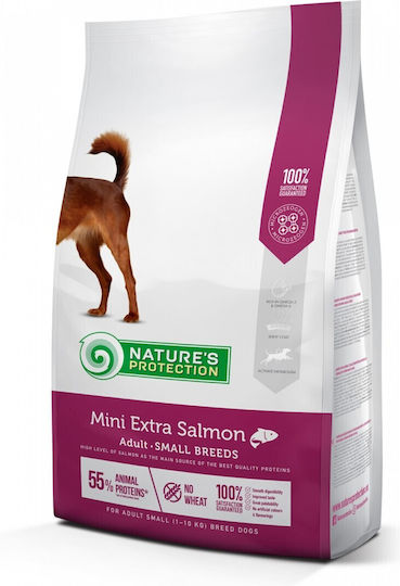 Nature's Protection Mini Extra 2kg Ξηρά Τροφή για Ενήλικους Σκύλους Μικρόσωμων Φυλών με Σολομό