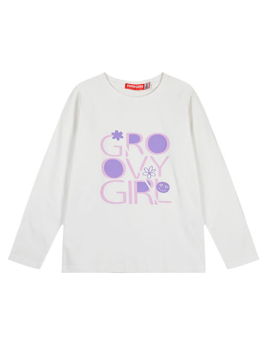 Energiers Kids Blouse Long Sleeve Ecru