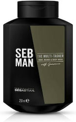 Sebastian Professional Σαπούνι Περιποίησης για Γένια Seb Man Multi-Tasker 250ml Sebastian Professional Σαπούνι Περιποίησης για Γένια Seb Man Multi-Tasker 250ml