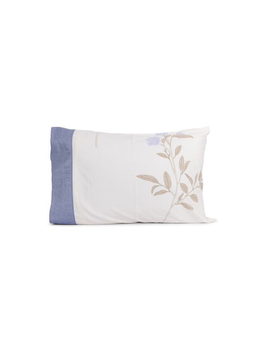 Mc Decor Premium Μαξιλαροθήκη Λευκή 50x70εκ.