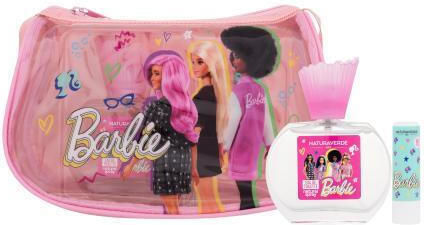 Naturaverde Barbie Σετ Δώρου Edt 50 Ml + Lip Balm 5,7 Ml + Τσαντάκι