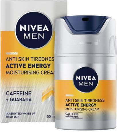 Nivea Active Energy Skin Energy Herren Creme Gesicht Tag 50ml