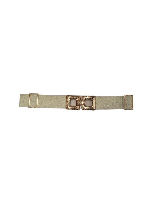 Women's Elastic Belt Fantazy 340072 Gold Gold