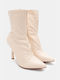 Pointed Sock Boots 4305302-beige