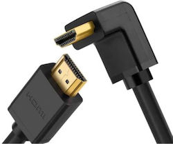 Ugreen Hd103 HDMI 1.3 Winkel (90°) / Winkel Kabel HDMI-Stecker - HDMI-Stecker 2m Schwarz