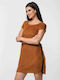 Rochie Mini Canelă