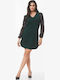 Mini Dress for Wedding and Christening Green