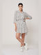 Zirgon Shirt Dress Dress White