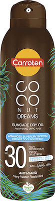 Carroten Coconut Dreams Waterproof Crema protectie solara Ulei pentru Corp SPF30 în Spray 150ml