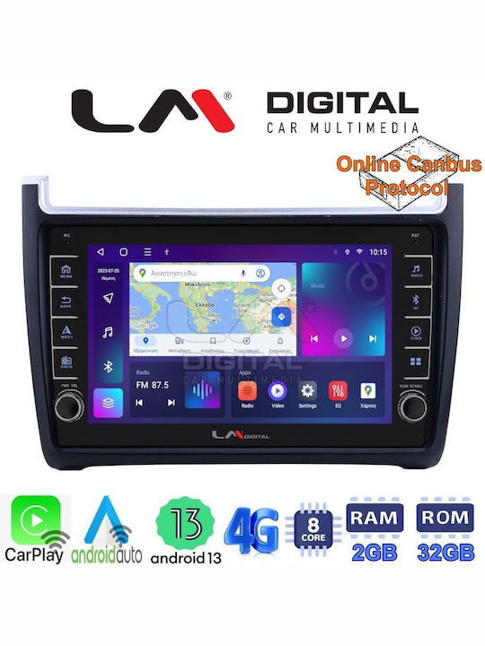 LM Digital Автомобилна Аудио Система (Блутут/USB/WiFi/GPS/Apple-Carplay/Android-Auto)