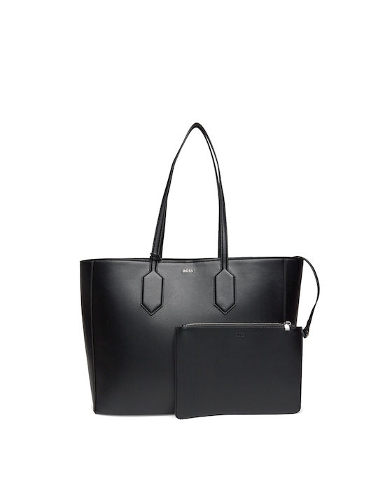 Hugo Boss Damen Tasche Shopper Schulter Schwarz