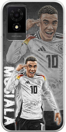 Euro 2024 Jamal Musiala Tcl 501 Flexibles TPU Transparentes Silikon