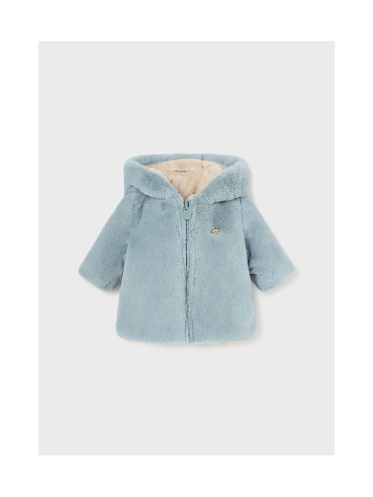 Mayoral Kids Coat Double Sided Blue