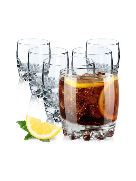 Kadax Glass Set Cocktail/Drinking / Water / Whiskey made of Glass 300ml 6pcs