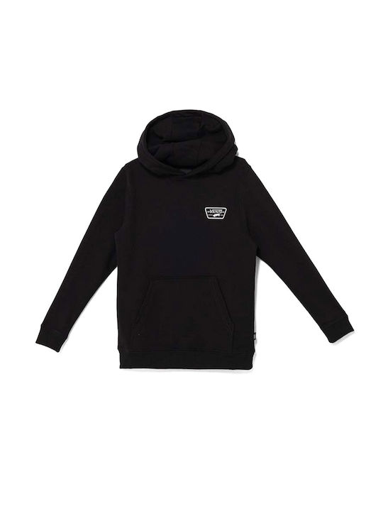 Vans Kids Sweatshirt with Hood and Pocket Black