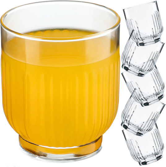 Kadax Σετ Ποτήρια Νερού Γυάλινα 330ml 6τμχ