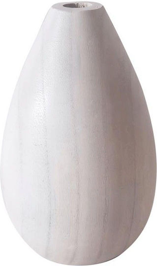 Atmosphera Decorative Vase White 14x14x23cm