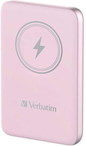 Verbatim Charge 'n' Go MagSafe Power Bank 10000mAh με Θύρα USB-C Power Delivery Ροζ