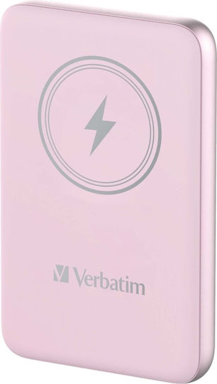 Verbatim Charge 'n' Go MagSafe Baterie Externă 10000mAh cu Port USB-C Power Delivery / Încărcare Rapidă Roz