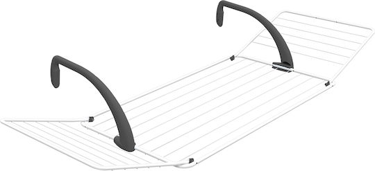 Vileda Brezza Folding Hanging Metallic Clothes Drying Rack with Hanging Length 20m