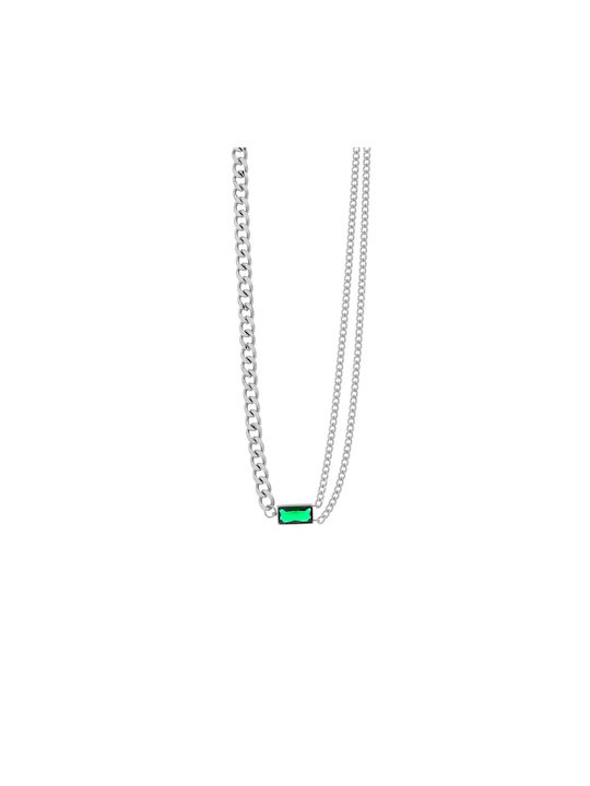 Visetti Necklace from Steel