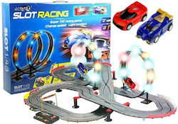 Racing Track 2 Slot Cars 1:43 Loop Lights
