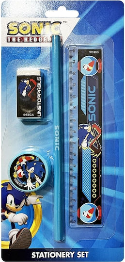 Sonic Kinder Schreibwarenset 4Stück