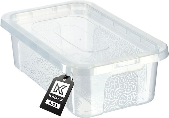 Kadax Cutie De Depozitare Din Plastic Cu Capac 4.5lt