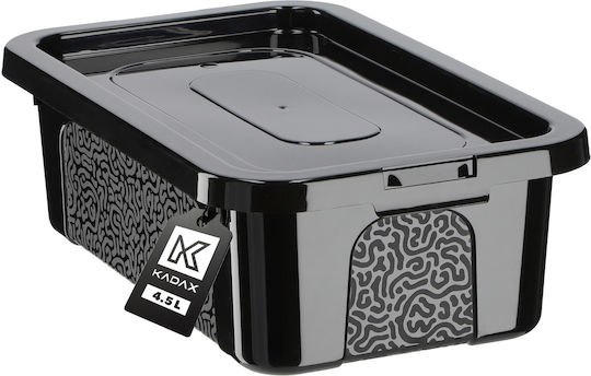 Kadax Cutie De Depozitare Din Plastic Cu Capac 4.5lt