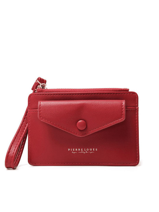 Pierre Loues Small Women's Wallet Cards Red PL19-78 κόκκινο